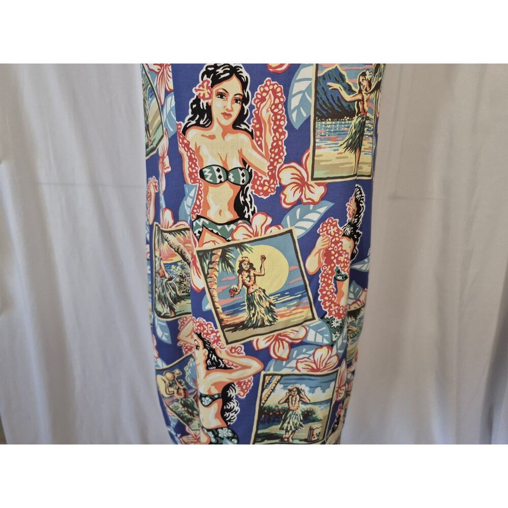 Vintage Reyn Spooner Art Of Eddy Hawaiian Floral Mini Dress New Small - Picture 3 of 9